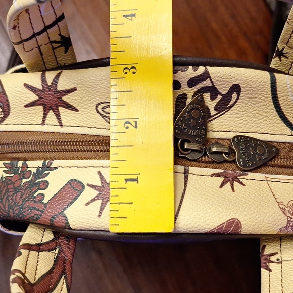 🍄 Mushroom/ouija board/crystal ball/chalice mystical round purse! - Picture 15 of 16